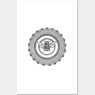 Bee Hive Geometric Posters and Art